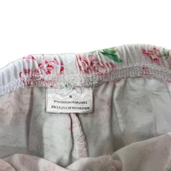 Girls Sz S (2) Floral Print Ruffle Shorts - Picture 3 of 3